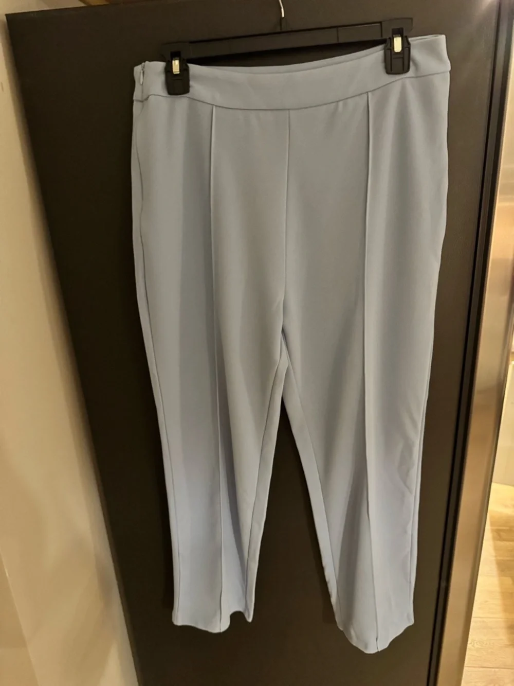 SHEIN Pale Blue Ankle-Length Ponte Pants